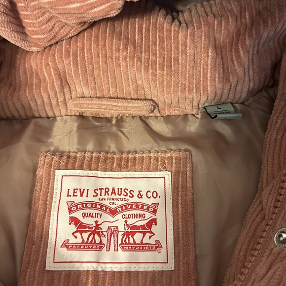 Levis CORDUROY BUBBLE PUFFER JACKET - Picture 5 of 7